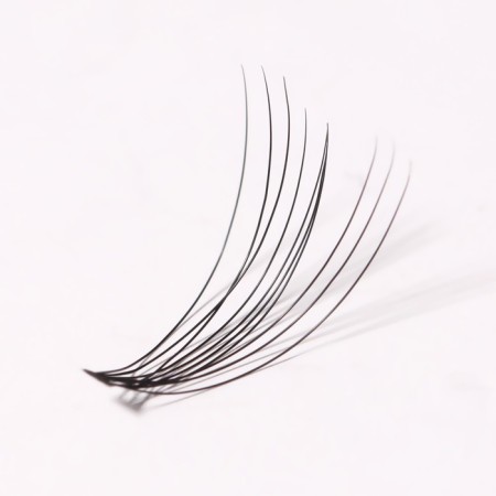 A set of overhead eyelashes "Classic", bundles, 10, 12, 14 mm, thickness 0.07 mm, bend C, 10 D-4