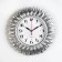 Wall clock, series: interior, discrete move, d-30 cm, dial 17.5 cm, aa