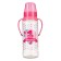 A bottle for feeding “My first bottle”, a classic throat, with handles, 250 ml., 0 months, pink color