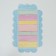 Cookie box, confectionery packaging with PVC lid, have a nice day, 10.5 x 21 x 3 cm