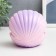Souvenir Polystone Light "Sleeping Mermaid in a shell" Lilac-pink 13x12x10 cm