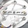 Ariel chandelier 6x60W E27 chrome 66x66x20cm Ritter
