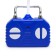 Radio-controlled “Trick” car, works on batteries, lighting effects, blue color, blue
