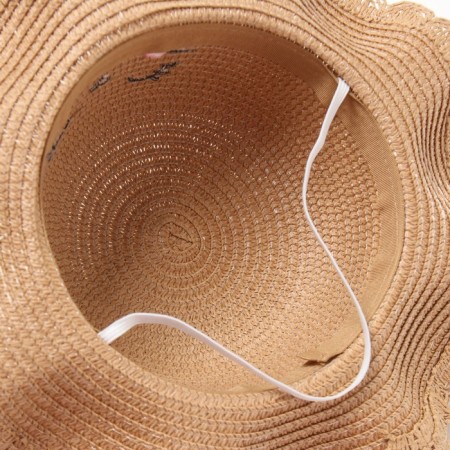Hat for the girl Minaku, rn 50, color light brown-4