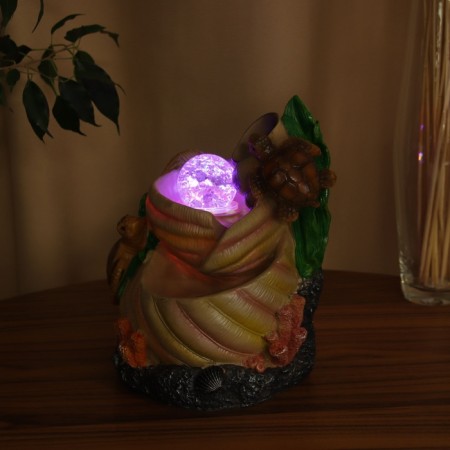 Fountain "Turtles on the shells" 23x17 cm (with backlight)-2