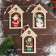 Christmas tree decoration "Favorite New Year's friends, in a hut" 11.5x16.5 cm, mix
