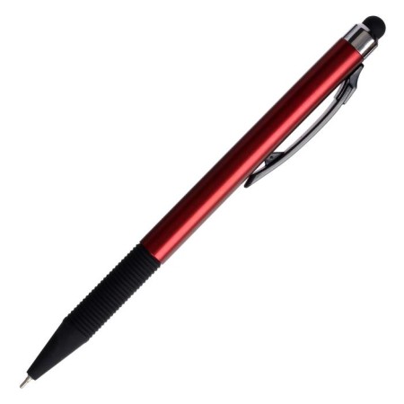 Automatic ballpoint handle Vinson, 0.7mm, body with a rubber holder, blue oil, mix-4