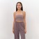 Female set (shirt, trousers, top) KAFTAN "BASE" p. 46, coffee