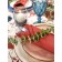 Serving napkin Waxbird, size 40x40 cm, red color