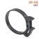 AIRLINE clamp, 49-54/9 mm, power gear castle, plastic P66, black
