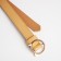Building belt, width 2.5 cm, metal buckle, beige color
