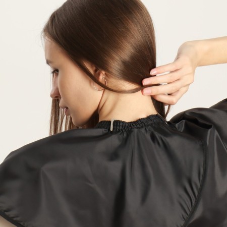 Pelerina hairdresser, with hook, black color-7