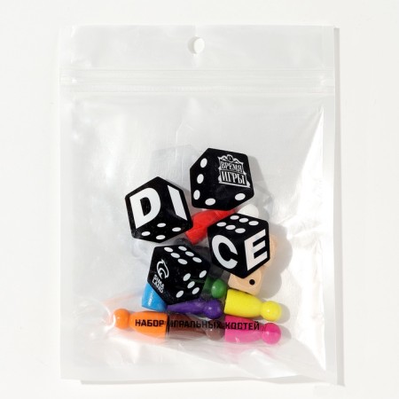 Glittens for Soil × Games, 10 pcs 2.3 × 1 cm, 2 cubes 1.4 cm-2