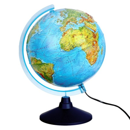 Physico-political globe "Globen", interactive, diameter 320 mm, relief, with backlight