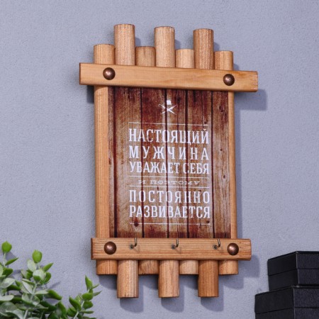 Klyno-panel "Real Man", 24 x 16 cm, spruce-1