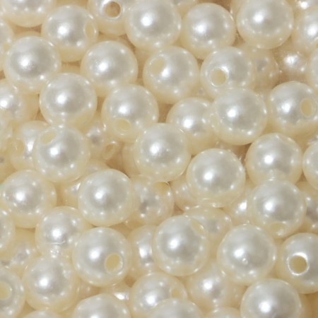 Beads No. 10 "Pearls", 500 g (+/- 20 g), beige color-2