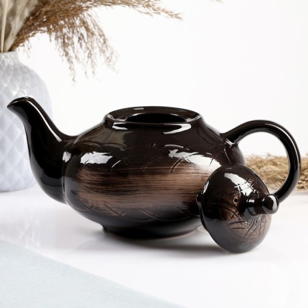 Teapot "Medium baby" 1l / 13x14cm, old man-2