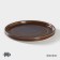 Porcelain dessert plate Magistro Garland, D = 18.2 cm, blue color