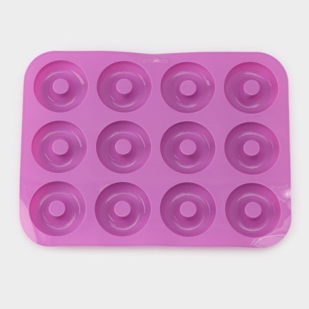 The baking uniform “Sweets. Polor”, silicone, 33 × 25 × 2 cm, 12 cells, d = 6.8 cm, color mix-2