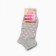 Women's socks "hearts, gray color, rr 23-25