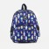 Baby backpack on lightning, external pocket, blue color