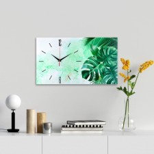 Carty clock is wall-mounted, interior 