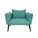 The Naples chair, without a mechanism, velor, turquoise color