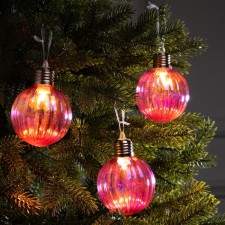 A set of Christmas balls 