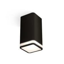 Ambrella Light Acrylic lamp, XS7821020, MR16 GU5.3, GU10 LED 10 W, color black sand, white matte