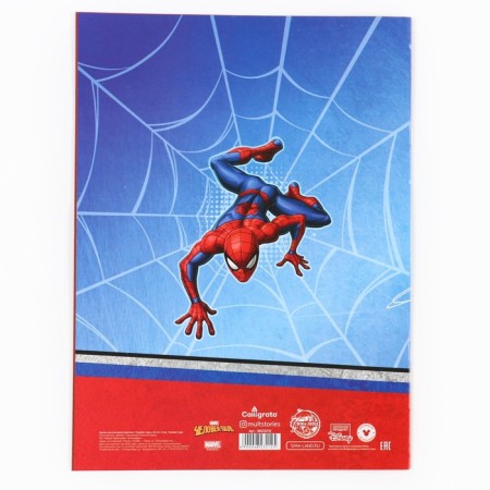 Color paper, A4, 8 sheets, 8 colors, non-unilateral, on paper, 48 g/m², Spider-Man-4