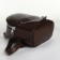 Women's backpack on lightning, brown color