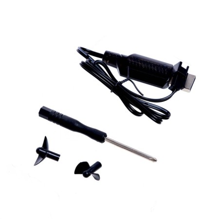 Radio -controlled boat "Crocodile", 2 in 1, works from the battery-7
