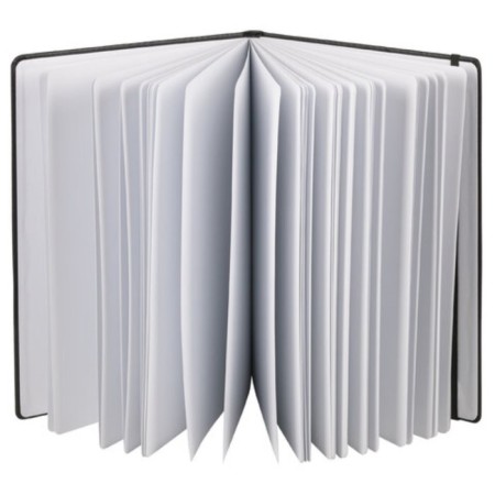 Sketchbook 21 x 29.7 mm, 80 sheets, Brauberg Art Classic, 140 g/m2, black cover, 113184-4