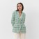 Jacket tweed double -breasted mist p. 44. Green