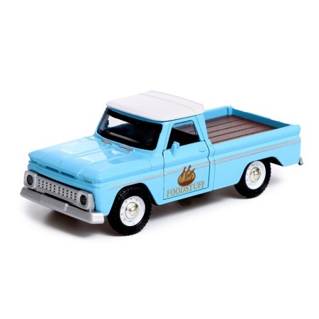 Metal jeep "Retro", doors, inertia, 1:36, light, color mix open-4