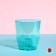 Pot for orchids, 2 l, 14.8 × 16.2 cm, round, plastic, transparent-turquoise