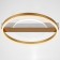 Luer with PDU 1343/2 LED 100W 3000-6000k gold 52x50x9 cm Bayerlux