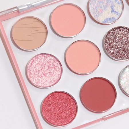 Professional palette of shadows for the eyelids Sky, 12 colors-2