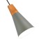 Suspension EVOLUCE. Sle125173-01. Modica. 1x40 W, E14, 14x14x25 cm, gray color