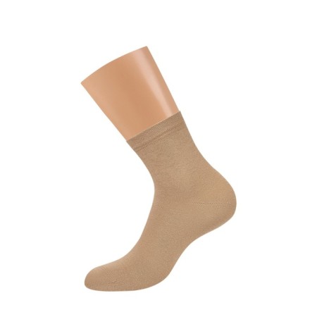 Women's socks mini cotone, size 35-38, color Beige-1