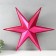 Figure "Star of Pereniapine" large red metallic, 55.7x64 cm
