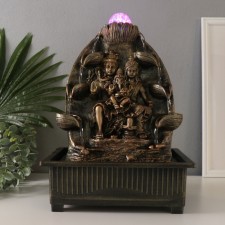 The desktop fountain from the network, the backlight 