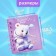 Notebook Gift Book on the crest 80l, line, color block, PVC cover 3D Bear (10x10.5cm) 10539