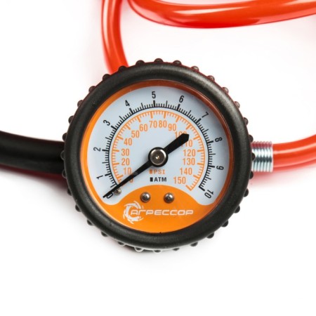 Car compressor "Aggressor" AGR-75, boropian, metal, 12V, 300W, performance 75 l/min, boat adapters, bag-6