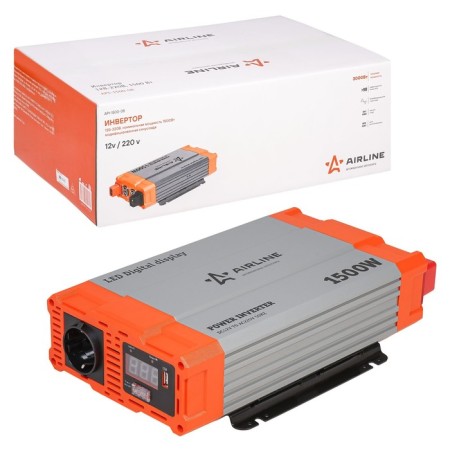 Inverter 12V-220V, 1500 W AIRLINE API-1500-08