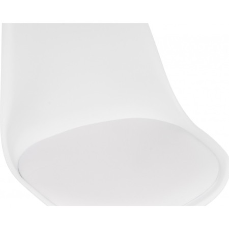 Tulip metal chair metal/plastic, white/white 49.5x52x83 cm-7