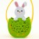 Easter decor basket "Bunny" 8.5x10x19 cm