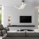 Ceiling chandelier Mantra Armonia, LED, 4500LM, 3000K, 900x410x560 mm, color titanium