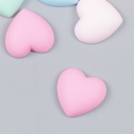 Decor for creativity Plastic "Heart" MIX 2x2 cm-1