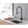 ABBER WASSER KREIS AF81141B kitchen mixer, drinking water output, black